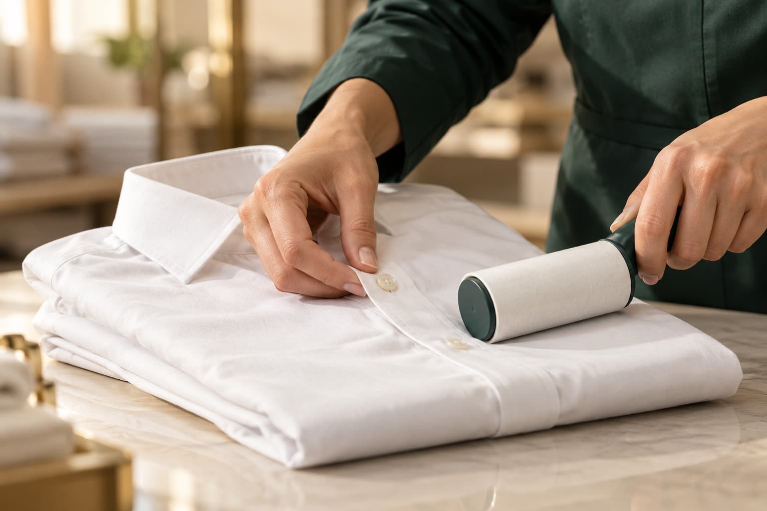 Close attention to a garment's finishing details